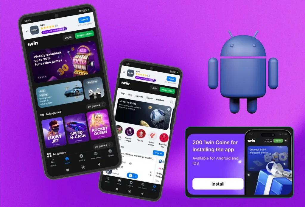 Download the 1win App for Android