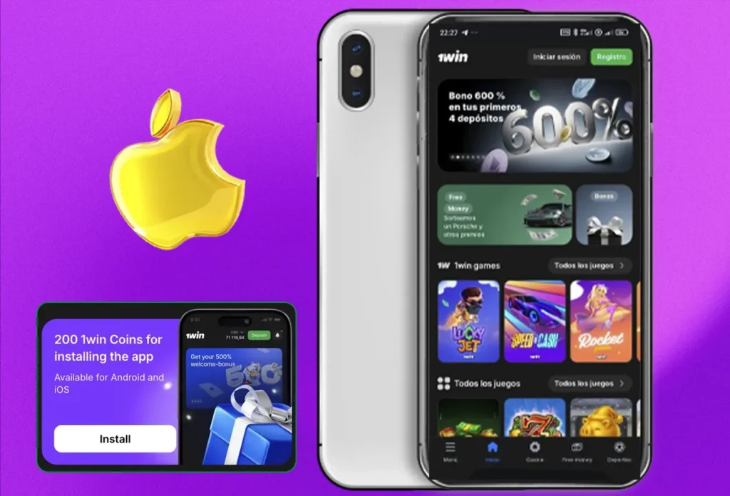 Download the 1win app for iOS